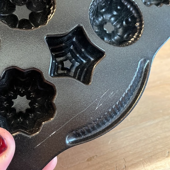 BUNDT TEA CAKE & CANDIES NonStick Pan 2.5cup .59Liter Flower Star Heart Cake NEW - Picture 13 of 16